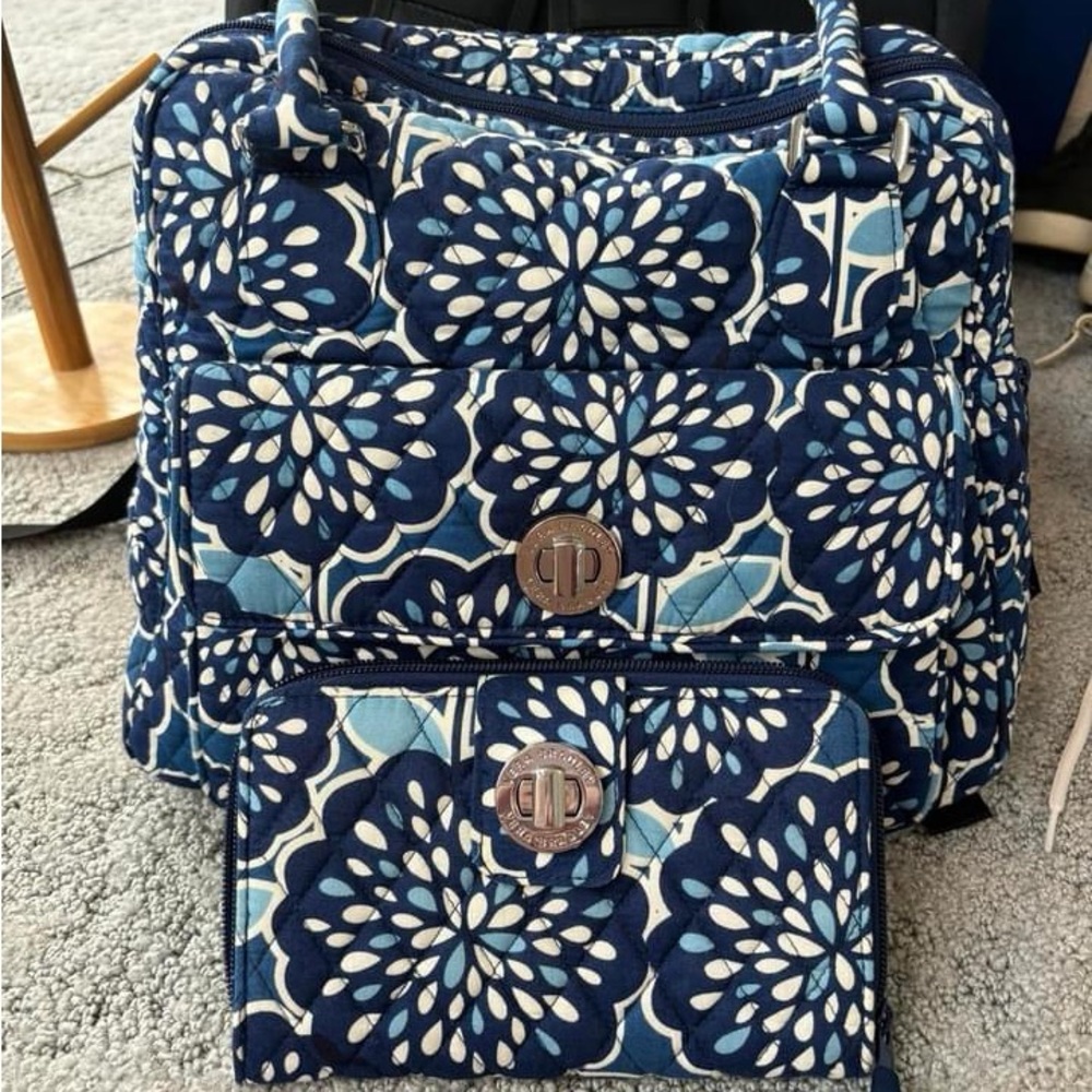 Vera Bradley Purse & Matching Wallet